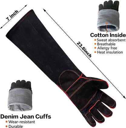 TIROTECHS Build Trust & Protect Your Hands - Bite-Proof Animal Handling Gloves for Safe & Loving Pet Care with Dogs and Cats