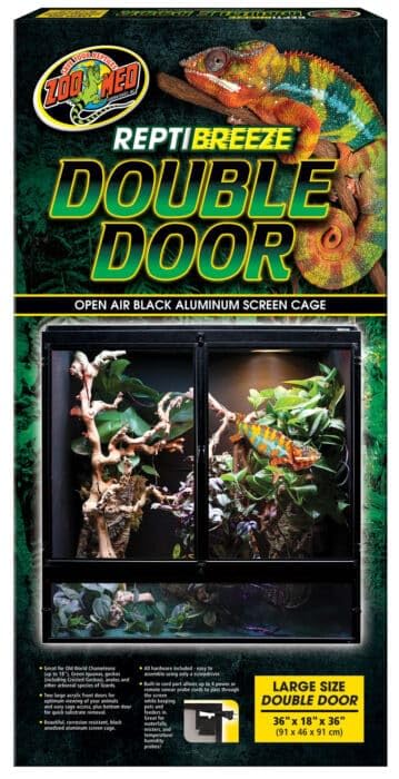 (NT-14) Double Door REPTIBREEZE Screen CAGE