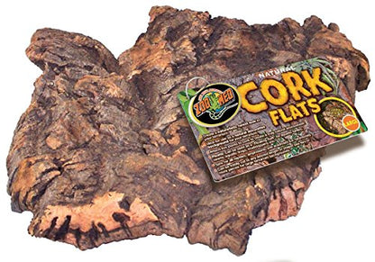 Zoo Med Natural Cork Flat Reptile Terrarium Background Large