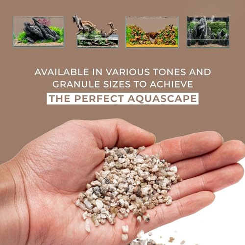 Ultum Nature Systems Controsand Monterey Aquarium Gravel (8L) - Small Pebbles for Fish Tank - Planted Aquarium Rocks - Fish Tank Substrate - Aquarium Pebbles - Versatile Fish Tank Stones - size: 8L