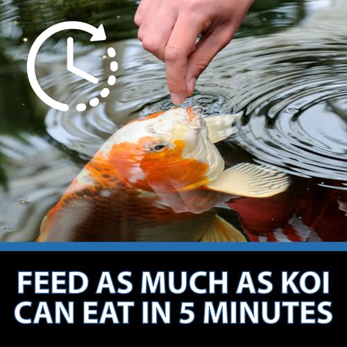 CrystalClear Platinum Fish Food Floating 3mm Pellets, 4.4 lbs | For Koi & Goldfish, premium nutrition to boost growth, color, and wellness in backyard ponds & water gardens - size: 4.4 Pound (Pack of 1)
