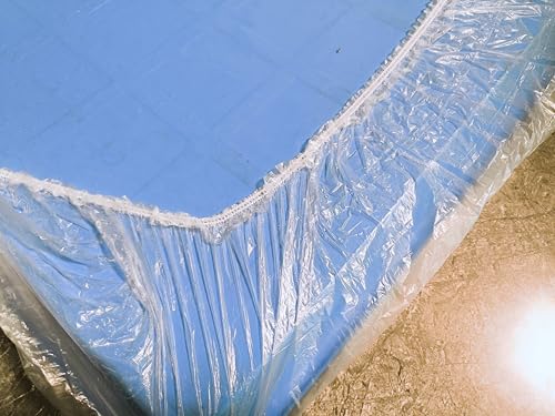 50-Pack Disposable Litter Trays Cage Liners with Stretched Edge, Fits 60 x 40 cm/23.6” x 15.7“ Cage Tray, Leak-Proof Odorless Plastic PE Bags for Bird, Guinea Pig, Bunny, Rabbit, Hamster, Hedgehog