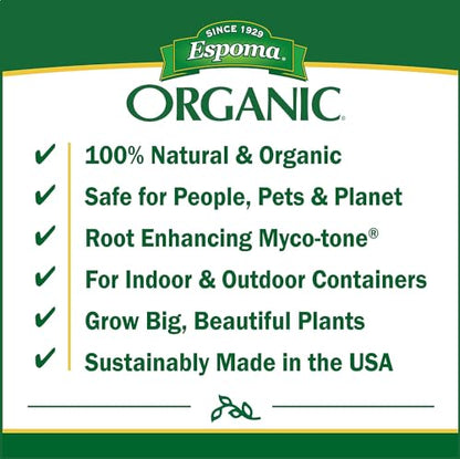 Espoma Organic Cactus Potting Soil Mix, Natural & Organic Soil for Cactus, Succulent, Palm, and Citrus Grown in containers Both Indoors and Outdoors, 4 qt, Pack of 2 - size: Pack of 2