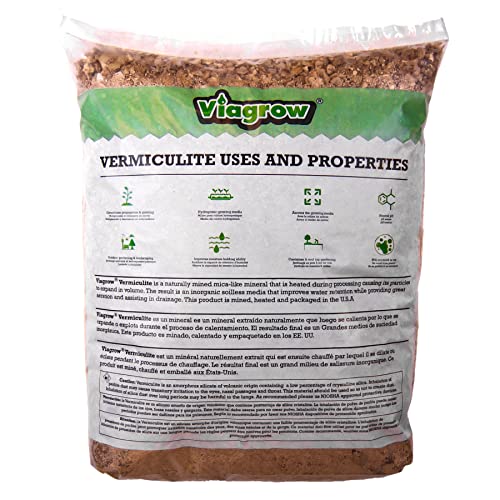 Viagrow® 16 qt. (0.5 cu. ft.) Coarse and Chunky Grade Vermiculite Soil Amendment (1-Pack) / A Product of The Harvest Company™ - size: 1 Pack