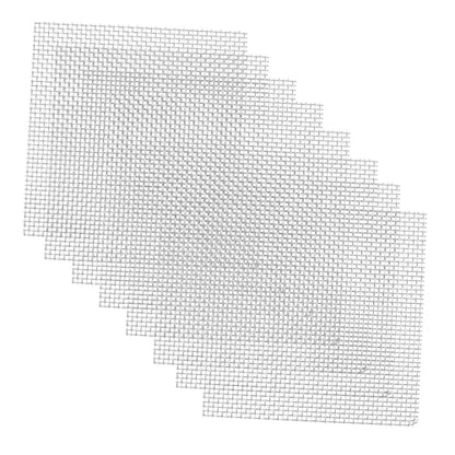 POPETPOP 10Pcs Stainless Steel Aquatic Moss Mesh Net for Fish Tank Planting Waterproof Plant Moss Carpet Net for Aquarium Decoration