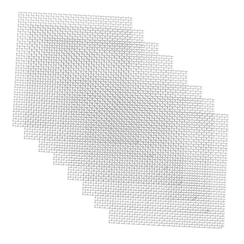 POPETPOP 10Pcs Stainless Steel Aquatic Moss Mesh Net for Fish Tank Planting Waterproof Plant Moss Carpet Net for Aquarium Decoration