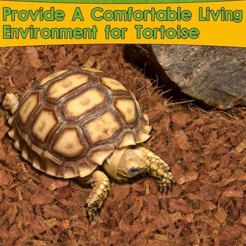 Halatool 2-Pack Coconut Husk Chips for Reptiles, Compressed Coco Chips Substrate for Snakes Tortoises Geckos Lizards Hermit Crab Ball Python - color: 2 Pack
