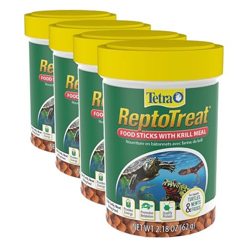 Tetra TetraFauna ReptoTreat Suprema 2.18 Ounces, Food Supplement for Aquatic Turtles, Newts and Frogs, (Pack of 4) - size: 2.18 Ounce (Pack of 4)