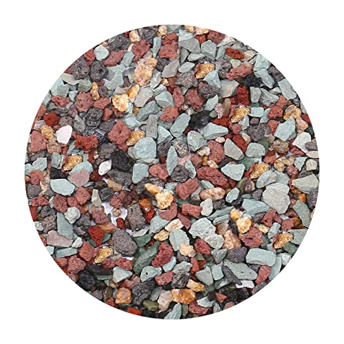 2.5lb Premium Horticultural Gritty Mix Lava Rock Pebbles Maifanitum Potting Soil Amendment -Perfect for Succulents, Cactus, Bonsai, Terrariums, and Fairy Gardening - color: Gritty Mix, size: 2.5lb
