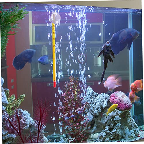 Totority 10pcs Aquarium Thermometer Easy Use Water Gauges for Freshwater and Reptile Tanks Accurate Measurement for Safe Fishkeeping