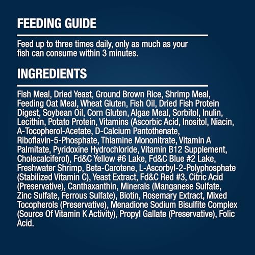 Tetra Goldfish Flakes, Nutritionally Balanced Diet For Aquarium Fish, Vitamin C Enriched Flakes, 2.2 oz - size: 2.2 Ounce (Pack of 1)