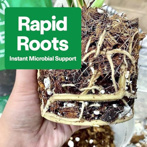 Noot Bio-Organic Plant Food Liquid Fertilizer - Makes 7 Gallons - Root Boosting Mycorrhizae - Fast Growth for Monstera, Aroid, Succulent, Orchid, Calathea, Philodendron - Use Every Watering (2 Vials) - size: Noot Plant Food (Makes 7 Gallons)