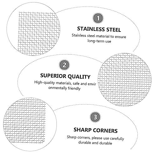 Totority 10pcs Aquarium Decorative Moss Mesh Net Fish Tank Plant Moss Carpet Fixed Net