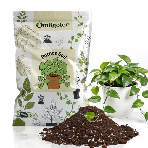 Pothos Potting Soil -Pure Natural Organic Soil 2qt, Well-Draining and Aerated for Healthy Indoor Plants - color: Pothos Soil, size: 2QT