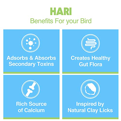 Hagen Clay-Cal Bentonite Clay Supplement for All Birds, Absorbs Toxins, Helps Gut Flora and Source of Calicum, 1.27 lb Bag