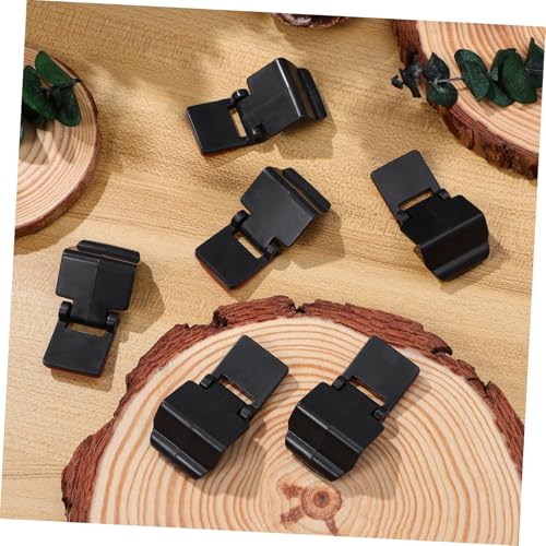 HEMOTON 6pcs Reptile Feeding Tank Lock Buckles Lightweight Escape Clips for Turtle Terrarium for Glass Aquariums and Insect Boxes Durable and Ventilated Design