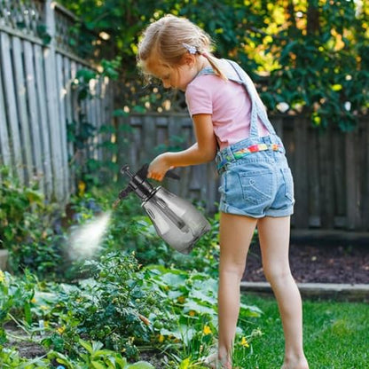Pressure Sprayer - Garden Mist Pump, Fine Spray Bottle, Adjustable Nozzle, Compact Refillable Design, Durable Pot | Indoor Water Mister, House Plant Care Tool, Flower Watering Bottle