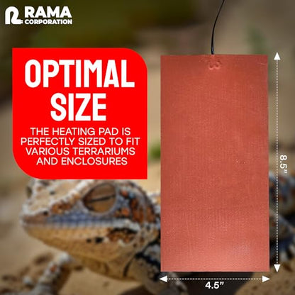 Reptile Heater 4.5" x 8.5" - No Adhesive