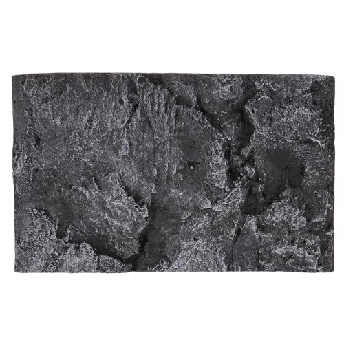 Toyvian 3D Reptile Tank Decoration Panel Large Turtle Tank Accessory Reptile Terrarium Dec