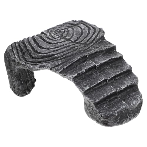 VANZACK Turtles Basking Platform Resin Bearded Dragons Climbing Step Turtles Rock Resting Dock Reptile Habitat Rock Decor for Frogs Lizards Geckos etc