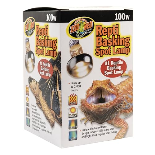 (4 Pack) Zoo Med Repti Basking Spot Lamps 100 watt for Reptiles