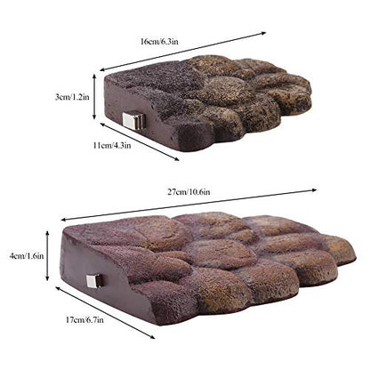Turtle Basking Resin Turtle Magnetic Basking Floating Island Reptile PlatformTurtle Climbing for Semi Aquatic Animals Aquarium Stone Decor Reptile Decorative Landscaping Supplies