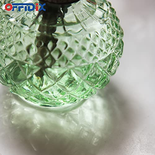 OFFIDIX Plant Mister, Mister Spray Bottle for Plants,Glass Spray Bottles with Plastic Bronze Plastic Top Pump,300ML Small Watering Can for Gardening, Cleaning (Light Green) - color: F-light Green