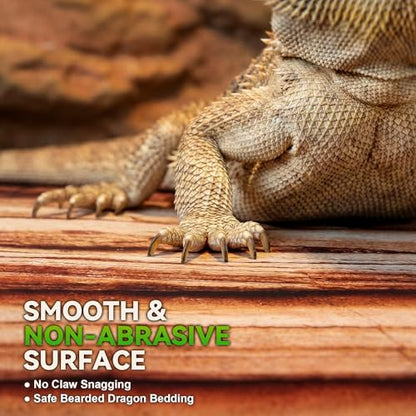 Saillong Reptile Carpet 2Pcs 20 Gallon, 36*12in Reptile Mat for Bearded Dragon Tank Accessories, Terrarium Liner Bedding Mat for Lizard, Gecko, Snake, Chameleons, Tortoise with Tweezers Feeding Tong - size: 30 x 12 Inch