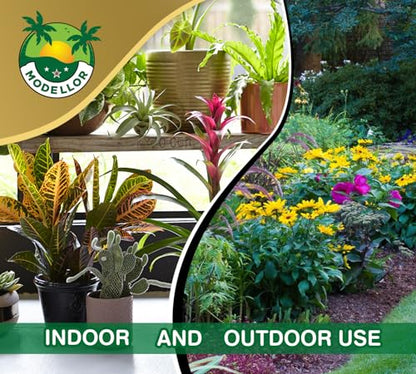 MODELLOR Coco Coir Bricks, 4-Pack (5 lb) – Premium Super Washed, Yields 9 Gallons (36 Quarts), Organic, pH-Balanced Growing Medium for Seed Starting & Gardening