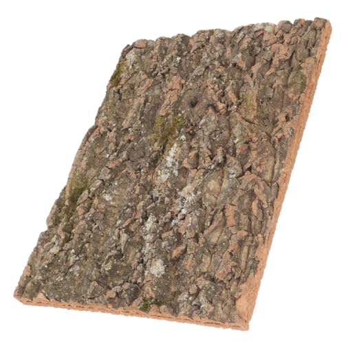 BESPORTBLE Cork Terrarium Background for Reptile Tanks Natural Bark Backdrop Decor Climbing Mat Safe Reusable Aesthetic Habitat for Chameleons Lizards and Other Reptiles