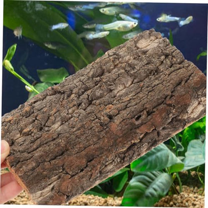 3pcs Bark Backdrop for Reptile and Fish Tanks Lightweight Terrarium Background Easy to Install Decor for Turtles Lizards and Amphibians
