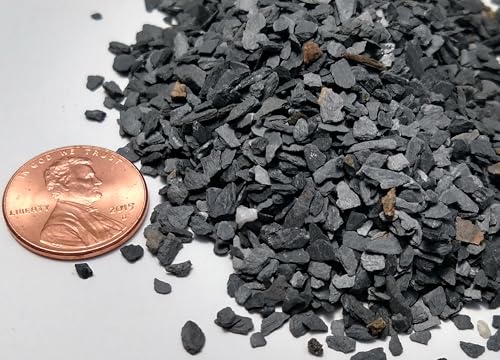 Natural Slate Stone Coarse Sand Less than 1/8" - USA Sourced and Packaged for Basing Models, Wargaming, Mosaic Stone Art, Crafts, Bonsai, Succulents, Miniature or Fairy Gardens (8 ounces) - style: 8oz