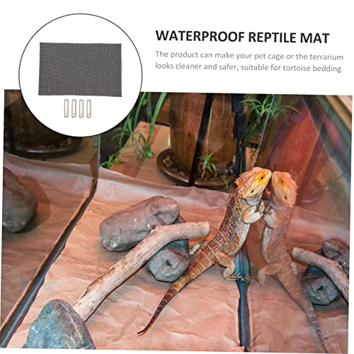 Abaodam 1Set Moisture Retaining Reptile Mat of Lizard Carpet Substrate for Terrarium for Snakes Turtles Lizards