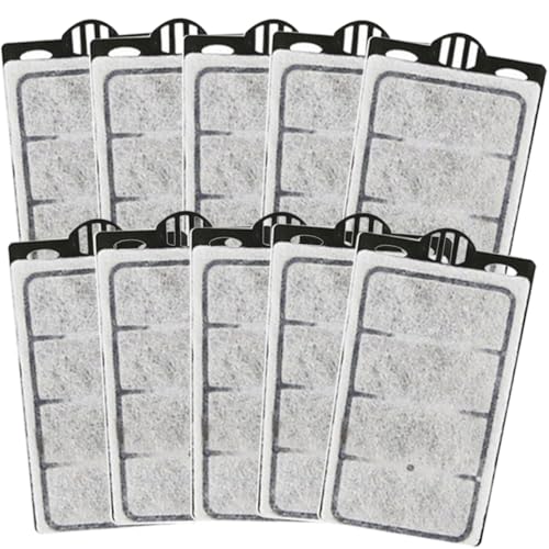 Small Aquarium Filter 10 PCS Replacement Plates, Turtle Tank Filter Cartridges, Fish Tank Filter Sponges, Suitable for 3.5W Low-Water Filter - size: 10 Pack (Filter Cartridges)