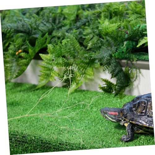 VICASKY Reptile Climbing Vine Decor for Terrarium Fake Vine Plant Suction Cup Realistic Reptile Tank Landscape Accessory for Lizards Snakes and Spiders