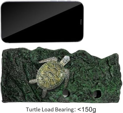 Minidiva Turtle Basking Platform Resting Terrace Aquarium Ornament (Turtle Load Bearing <150g) - color: 7.4*3.4*0.78inch