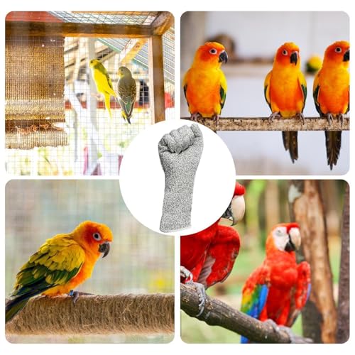 Ultra Flexible Scratch Resistant Arm Protection Sleeve | Parrot Bite Proof Gloves, Flexible Multipurpose Guard For Grooming & - color: 25cm