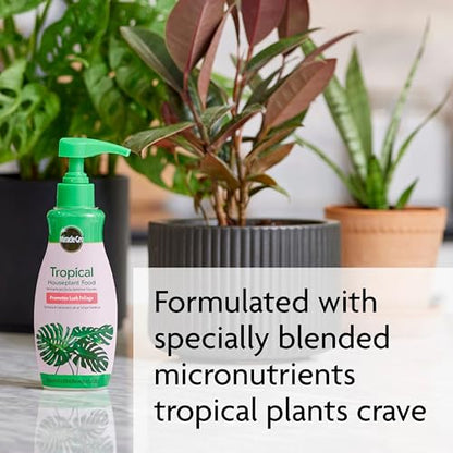 Miracle-GRO Tropical Houseplant Food - Liquid Fertilizer for Tropical Houseplants, 8 fl. oz. - size: 1 Pack, style: Plant Food