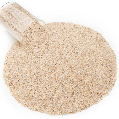 NUPICK 1mm Horticultural Sand for Plants, 5lb Coarse Sand for Landscaping, Desert Silica Horticultural Grit for Succulents & Cactus, Decorative Gravel for Aquariums, Gold Grit for Bonsai, Vase