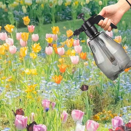 Pressure Sprayer - Garden Mist Pump, Fine Spray Bottle, Adjustable Nozzle, Compact Refillable Design, Durable Pot | Indoor Water Mister, House Plant Care Tool, Flower Watering Bottle