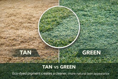 LawnLevel Premium Lawn Leveling Sand, 40 lb Green-Dyed Topdressing Mix for Grass, Fills Low Spots, Smooths Uneven Lawns, Improves Mowing, Professional Grade