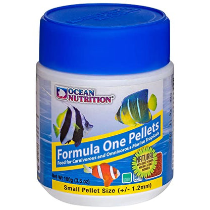 Ocean Nutrition Formula One Pellets 3.5-Ounces (100 Grams) Jar - Small Pellet Size - size: 3.5 Ounce (Pack of 1), style: Small Pellet