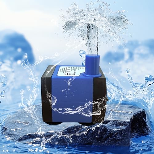 CHANCS AC 110V Water Pump 2.5W 160L/H 42GPH High Lift 1.48ft Small Submersible Pump for humidifiers - color: 2.5w 160l/H