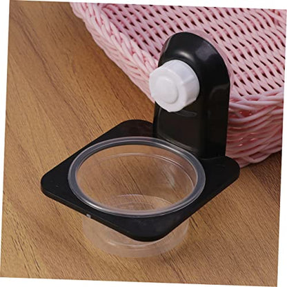 2pcs Black Reptile Feeding Bowl Cups Water Dish for Tortoise Lizard and Iguana Easy to Clean Space Saving Design for Tanks and Boxes - size: Size 5