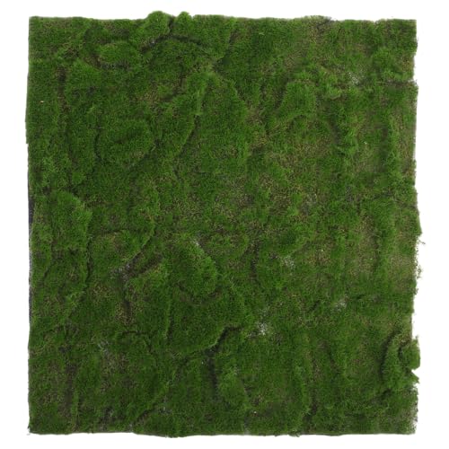Artificial Moss Grass Turf Tile 30Cm X 30Cm Faux Green Grass Patch for Bonsai, Reptile Moss Terrarium Decoration, Indoor Outdoor Table Mat Home Garden Décor