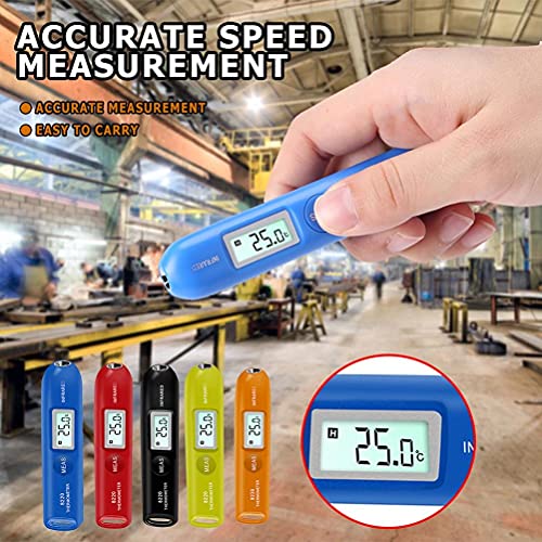 Digital Infrared Thermometer Pen, Small Portable Temperature Pen with LCD, Celsius or Fahrenheit Selection, Contactless Temp for Industrial Use, -50°C to 220°C