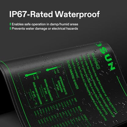 VIVOSUN Durable Waterproof Seedling Heat Mat 48" x 20.75" UL & MET-Certified Warm Hydroponic Heating Pad for Germination, Indoor Gardening, Greenhouse - size: 48"x20.75"