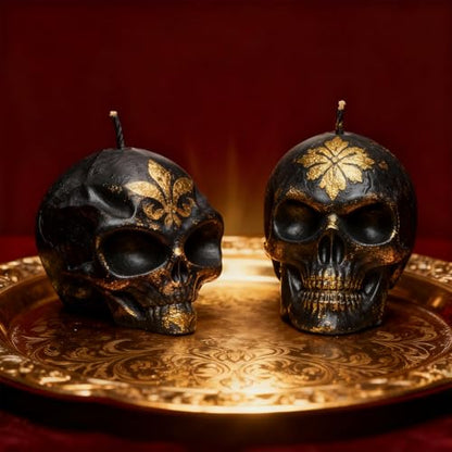 Silicone Skull Resin Molds Set, 3D Alien Skeleton Epoxy Resin Mold for Aromatherapy Candle Making, Skull Pendant, Halloween Decoration, Home Decor, Outdoor Art Crafts