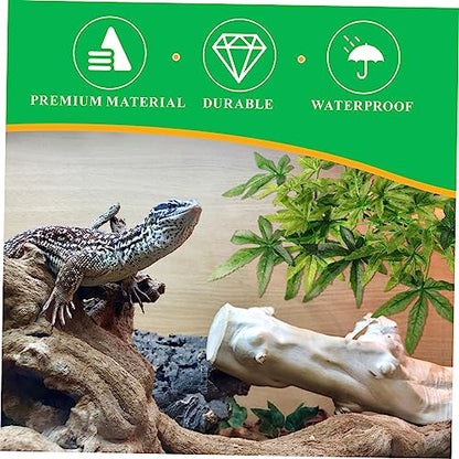 Reptile Plants for Habitat Fake Cactus Decor Plastic Resin Tank Plant Prop