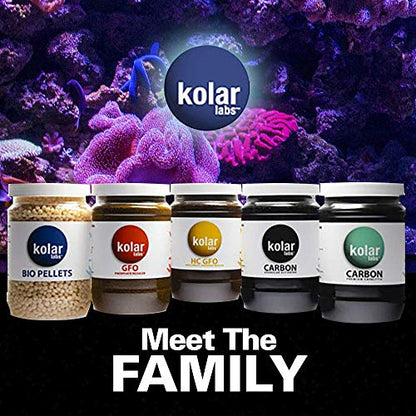 Kolar Labs Crystal Cal Activated Carbon – Small Jar, Activated Charcoal for Aquariums and Fish Tanks - size: 160 g (Pack of 1)